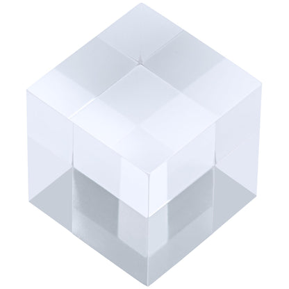 アクリルブロック 80×80×80mm 1個 透明 台座 展示 撮影 陳列 什器 キューブ ベース クリア ディスプレイスタンド 四角形 立方体 正方形 8cm 8センチ 80ミリ ab-80*80*80*1