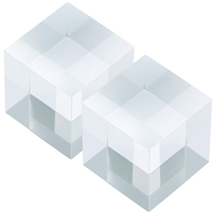 アクリルブロック 50×50×50mm 2個 透明 台座 展示 撮影 陳列 什器 キューブ ベース クリア ディスプレイスタンド 四角形 立方体 正方形 5cm 5センチ 50ミリ ab-50-50-50*2