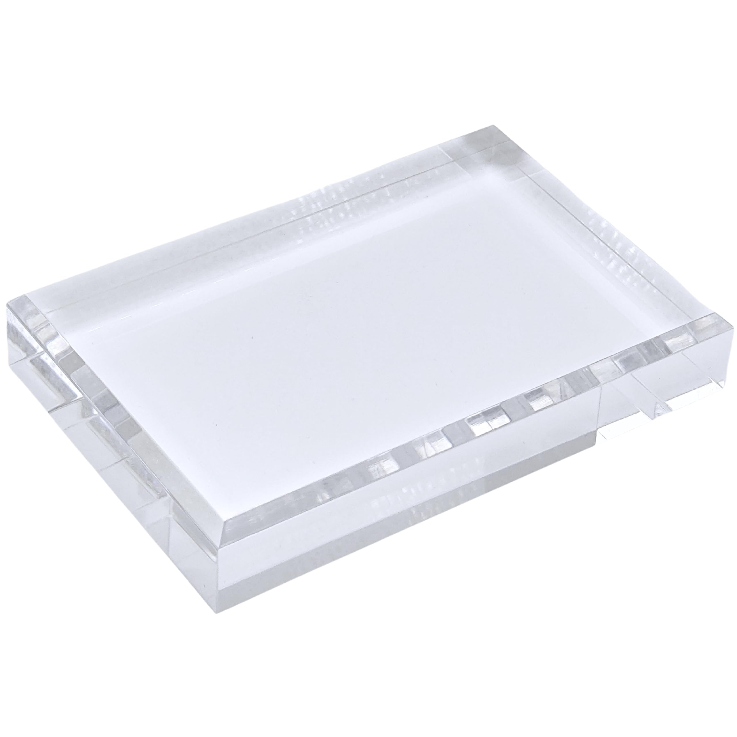 アクリルブロック 150×100×25mm 1個 面取り ベース キューブ