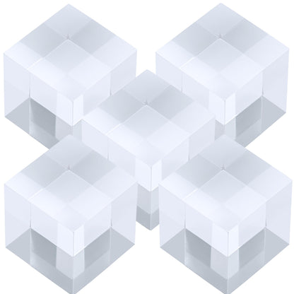 アクリルブロック 25×25×25mm 5個 透明 台座 展示 撮影 陳列 什器 キューブ ベース クリア ディスプレイスタンド 四角形 立方体 正方形 2.5cm 2.5センチ 25ミリ ab-25-25-25*5
