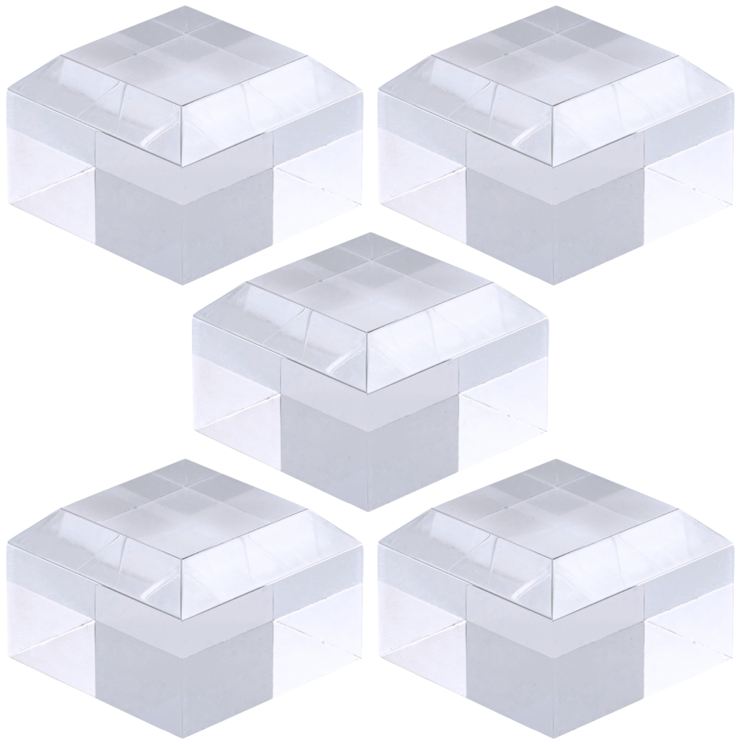 アクリルブロック 30×30×20mm 5個 面取り ベース キューブ