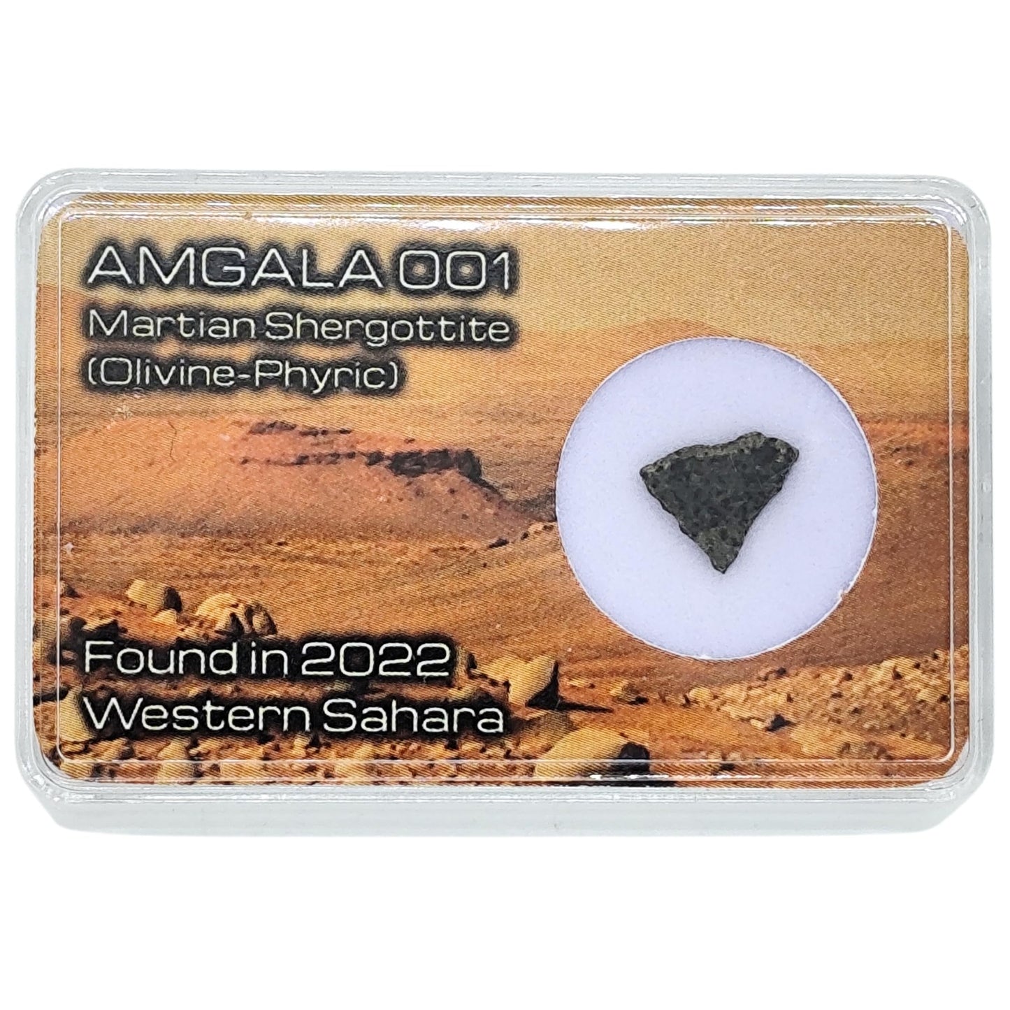 火星隕石 火星の石 公式隕石名"Amgala 001"